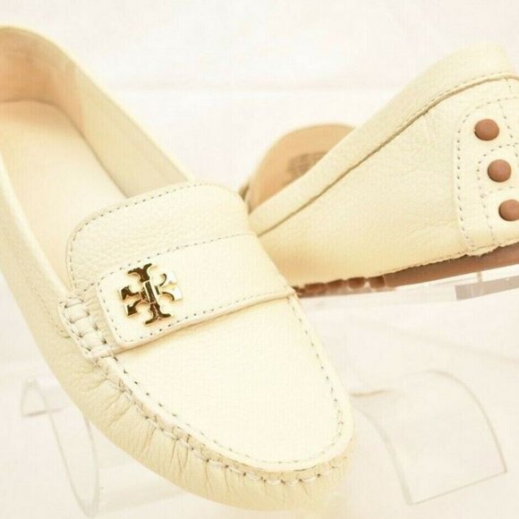 New Tory Burch Sz 9.5 Kira Driver mini Tumbled leather FLATS MOCCASINS 56443 - Picture 8 of 8